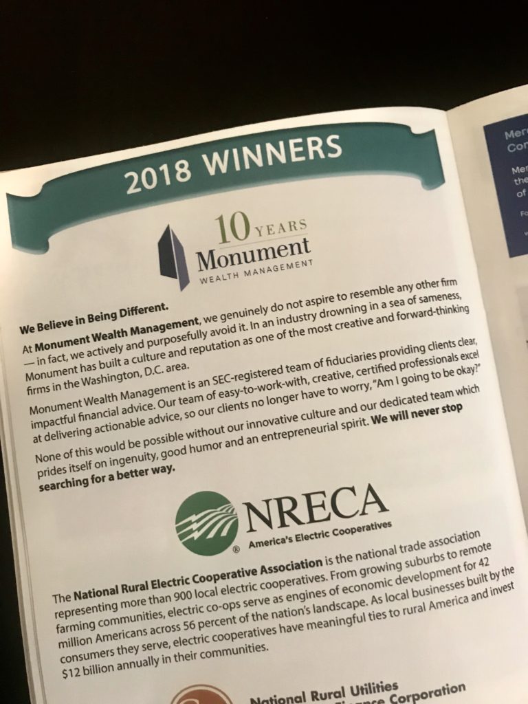 Monument Wealth CARE Award