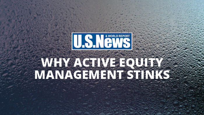 Why active equity management stinks