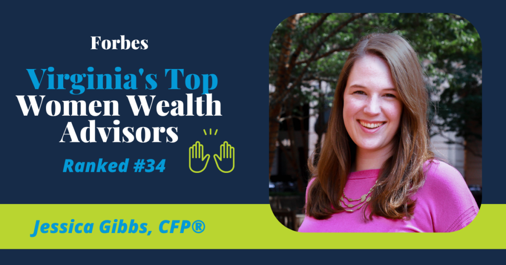 Jessica Gibbs Forbes Top Woman Advisor in Virginia