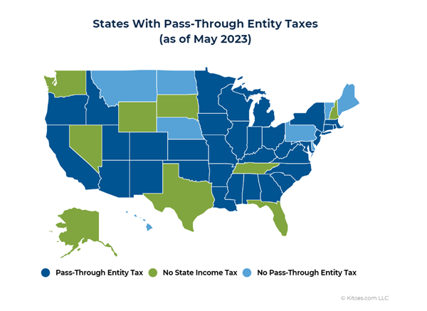 States with Pass-Through Entity Taxes (as of May 2023)